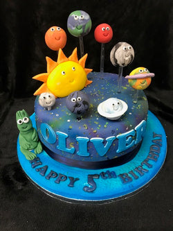 Planets  Birthday Cake
