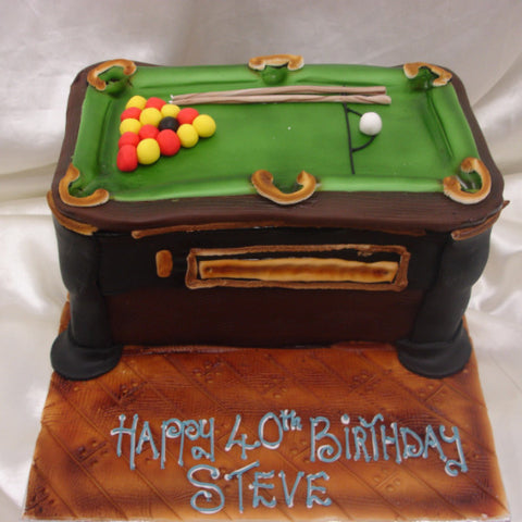 Pool Birthday Cake