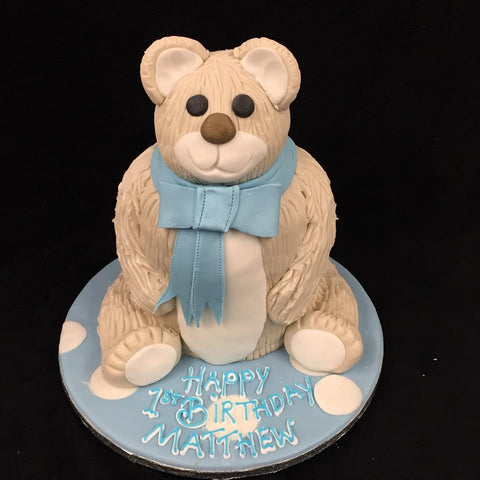 Teddy Bear Childrens Birthday Cake